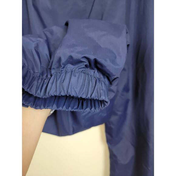 Eddie Bauer Outdoor Pull On Nylon Pants Blue Ankle Zip with Elastic Men's XL - Picture 6 of 9